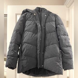 Abercrombie & Fitch Gray Puffer Jacket